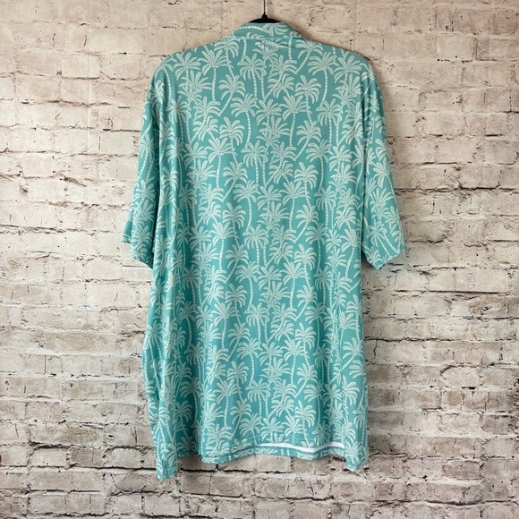 NWT Reyn Spooner 3XL Limited Issue Loulu Trail Performance Polo Shirt Nile Blue - Picture 6 of 6